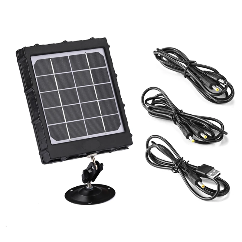 8000mah high quality solar panel for hunting camera outdoor or indoor power supply 12/1.2A  9V/1.6A  6V/2.4A output voltage