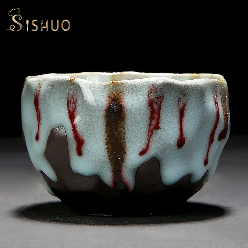 Japanese and Korean style tea cup Handmade Pottery ceramic coffee cup