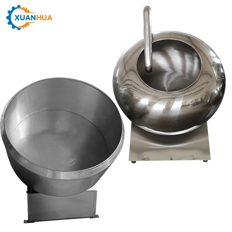 Own spare parts production line nuts sugar coating polishing machine candy sugar panning coating machine