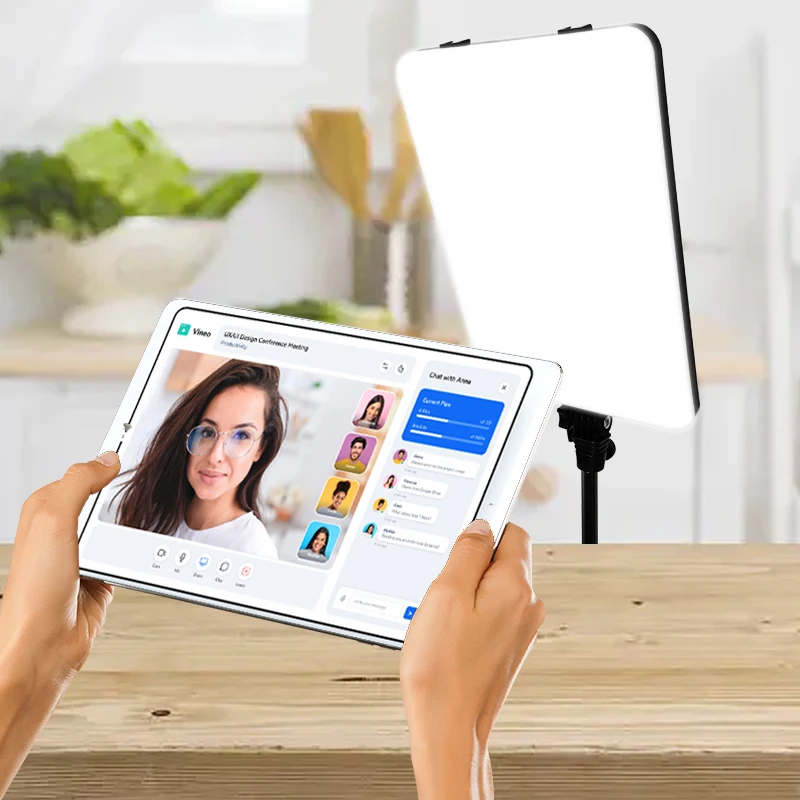 Photography LED Video Light With Remote Control Dimmable Panel Lighting for Photo Studio Live