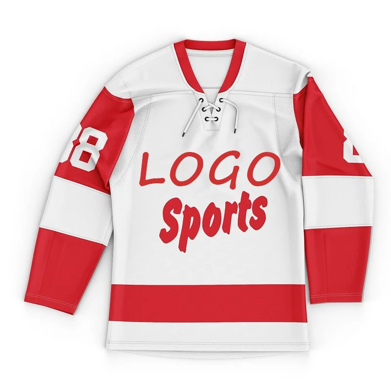 custom logo practice hockey jersey for men