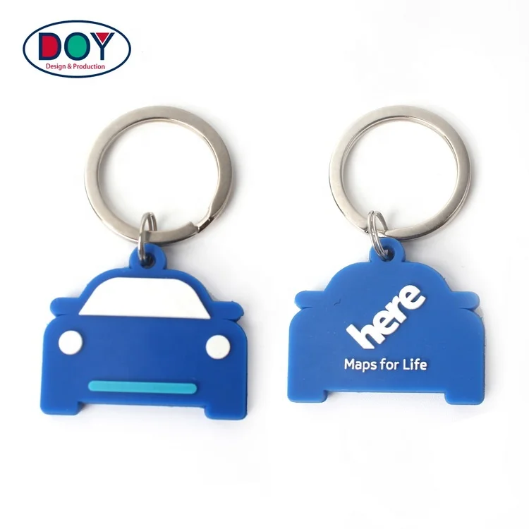 Factory Direct Price Embossed Soft PVC Rubber Custom Make Your Own Anime Cartoon Silicone Keychain