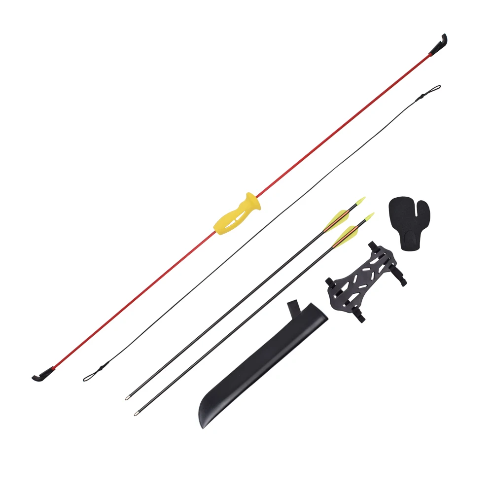 Youth bow set 10lbs archery toy fiberglass bow kit 4-8 years old