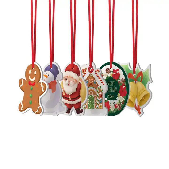 Wholesale Christmas gift paper car air freshener Opposite sex car suspension air freshener gift paper card air freshener