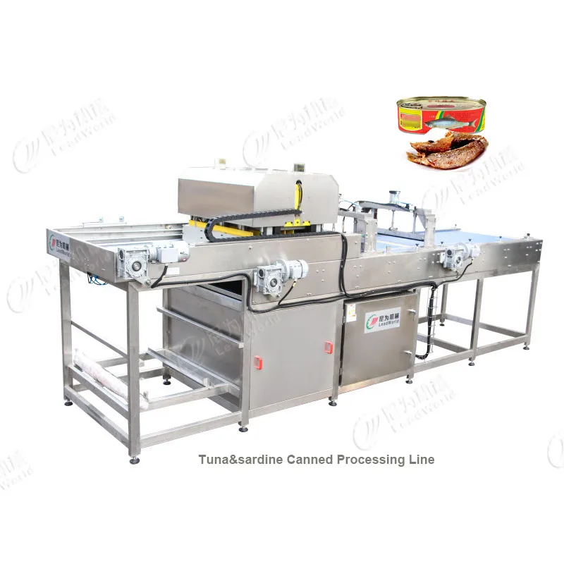 Turnkey project Canned Sardines Processing Line Tomato Fish Canning Machine