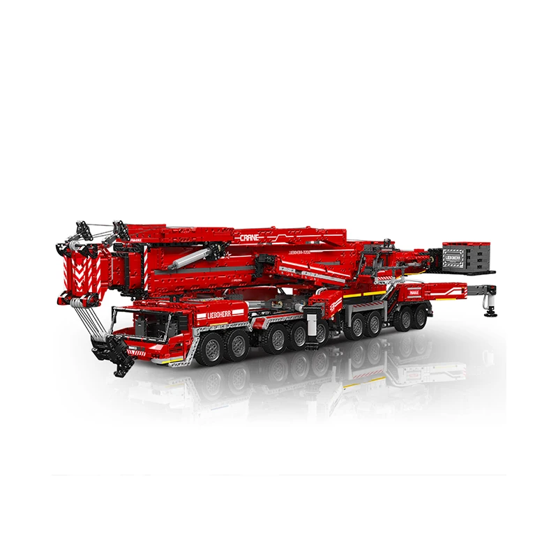 MOULD KING 17008 Technical Educational Toys APP RC Motorized LTM11200 Red Crane Truck Model Bricks Kid Gift Building Blocks