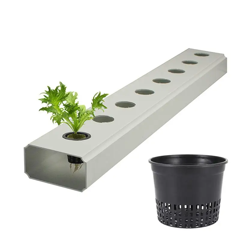 Basket Water Grass Planting Pot For Aquarium 10PCS Plastic Growing Cups Planting Soilless Basket Hydroponics Plastic Home