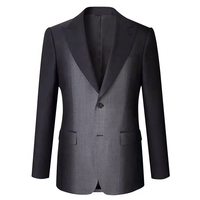 MTM сделанный для того чтобы измерить Подгонянный сделанный вручную мужской модный приталенный костюм 2 шт мужской Тонкий деловой повседневный костюм