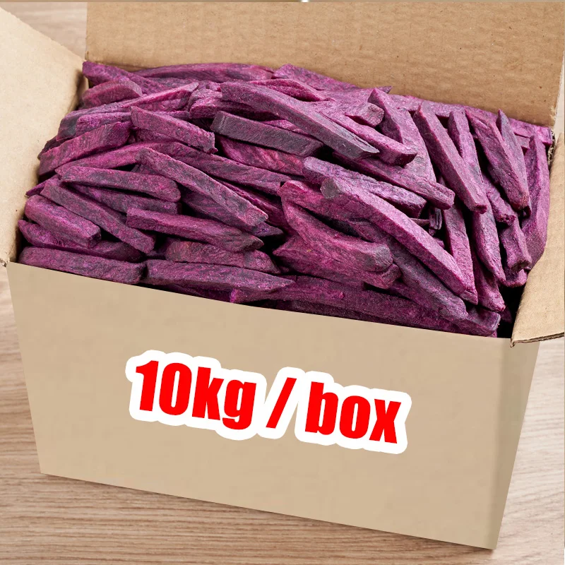 OEM wholesale whole box VF Purple Potato Chips  fries crisp snacks dehydrated Crispy dried fruit vegetables