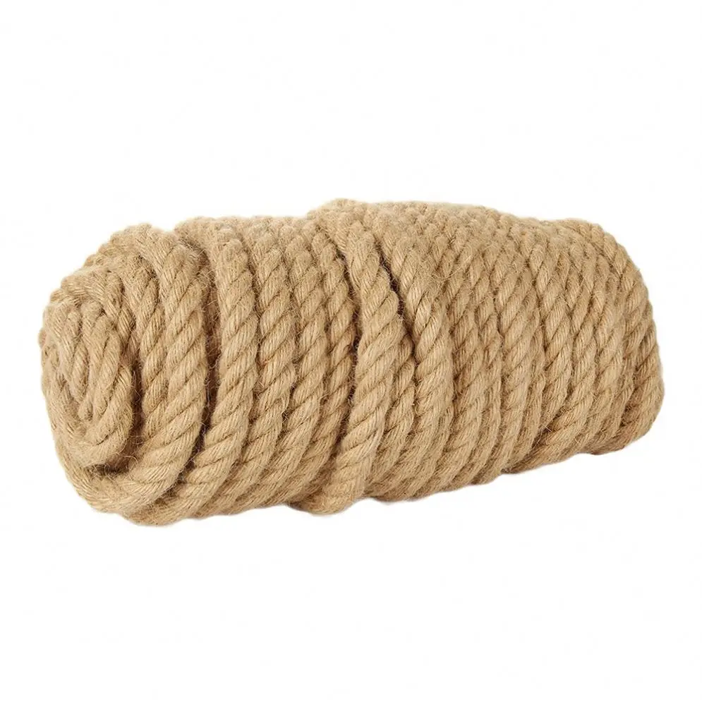 Wholesale Bulk 100% Natural Jute 1mm-60mm DIY Decoration Cord Twine Sisal Manila Recyclable Packaging Jute Hemp Rope