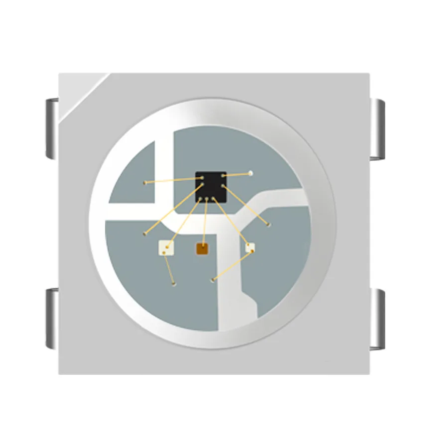 Изюминка smd светодиод высокой мощности 1,5 Вт 5050 Rgb ультра яркий полноцветный 525ma 150ma чип 6 контактов излучающий Smd светодиодный Диод 5054 rgb