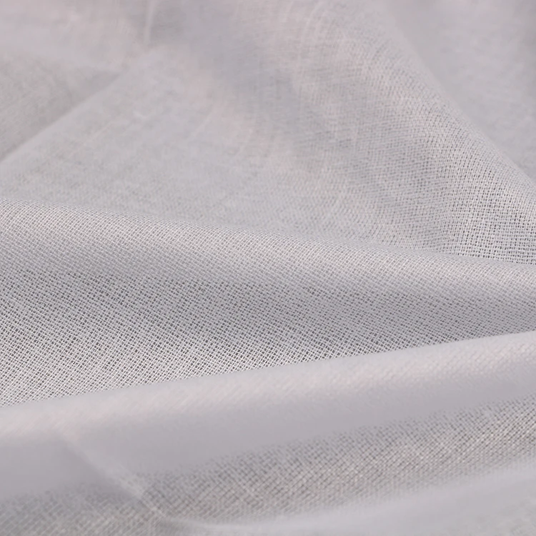 Woven Interlining Fusible Water Jet Garment Flannel Lining Fabric