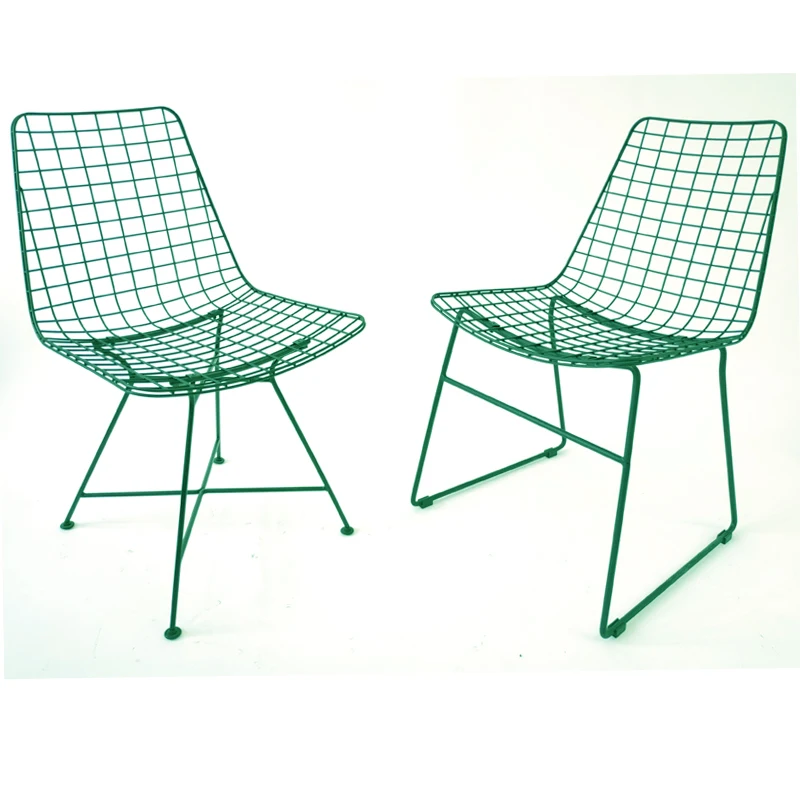 Лидер продаж, Недорогие Металлические винтажные современные обеденные стулья для промышленного кафе, ресторана