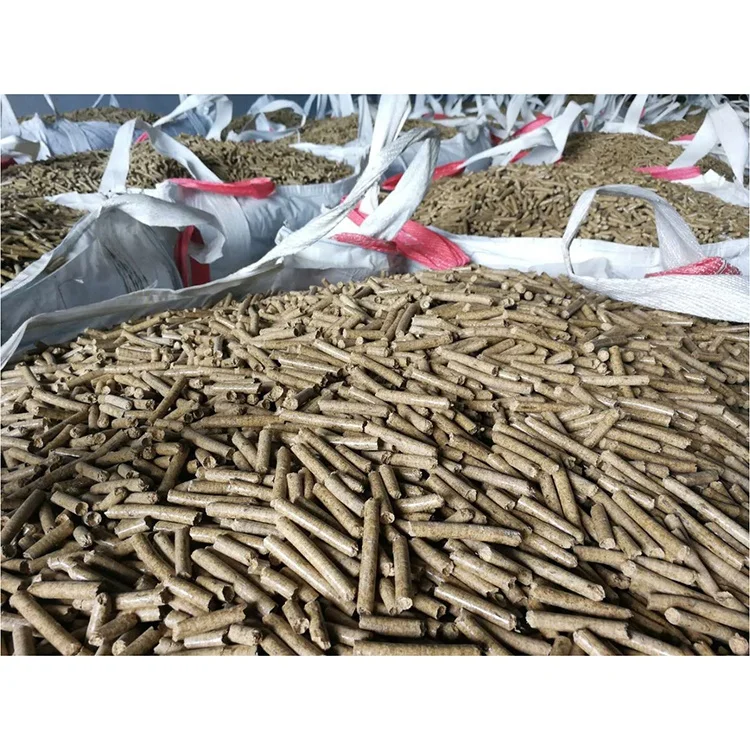 Top Quality Friendly Environmental Biomass Pellets Rice Husk Pellets for Heating