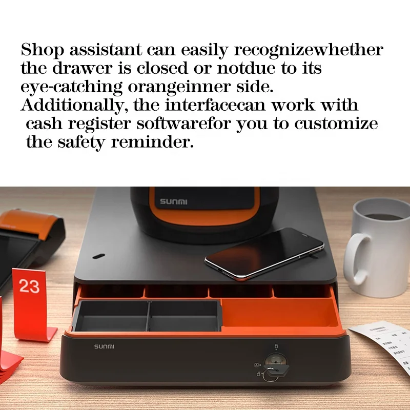 cheap Sunmi mini Pos Cash Drawer electronic cash register drawer for supermarket