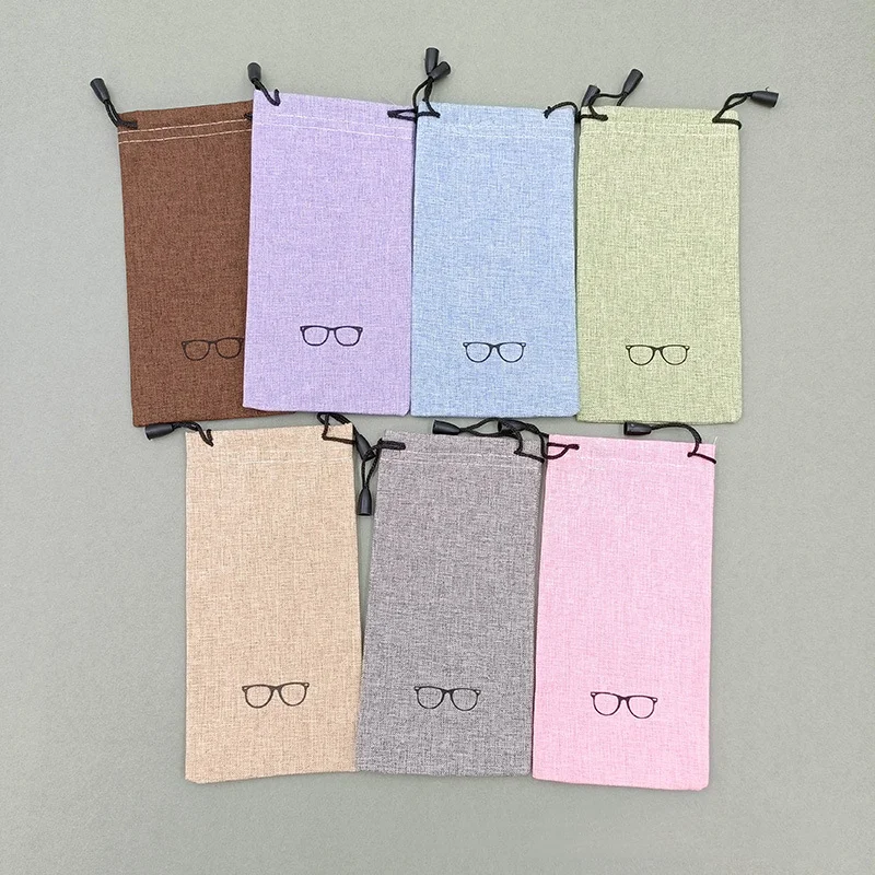 Bag slim holder eyeglasses cheap sun sunglasses cover glasses soft cloth fabric microfiber pouch packaging