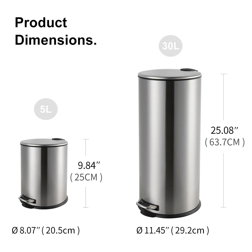Modern Design Nordic Style Round Shape Cheap competitive price Trash Can