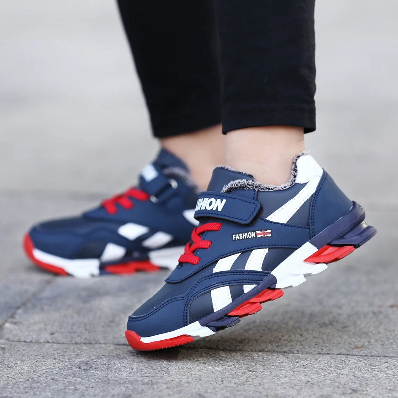 Ботинки Blade, детская зимняя модная повседневная спортивная обувь, утепленная повседневная обувь для мальчиков