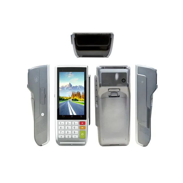 
Justtide Handheld Android barcode Scanner POS with Magstrip/IC/NFC Card Reader 