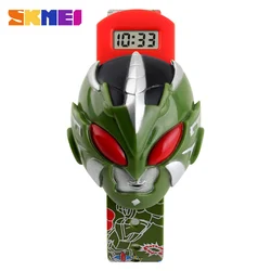 Skmei 1239 детские часы # Armor hero pop up мультяшная фигурка цифровые часы для мальчиков дешево оптом подарочные наборы часы оптом
