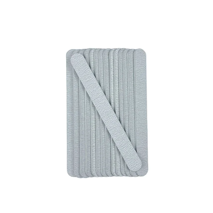 Professional Custom Printing Double Side Emery Zebra Nail File Custom Logo 100/180 Grit Nail File