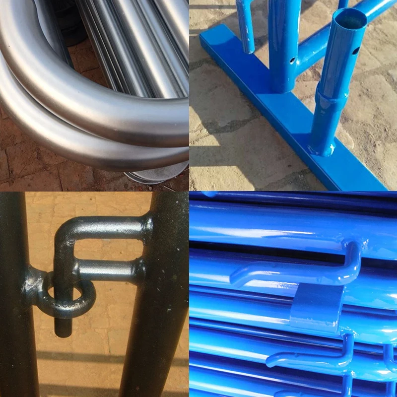 Metal Temporary Fence Pedestrian Crowd Control Barrier Hot Dipped Galvanized for Events and Construction