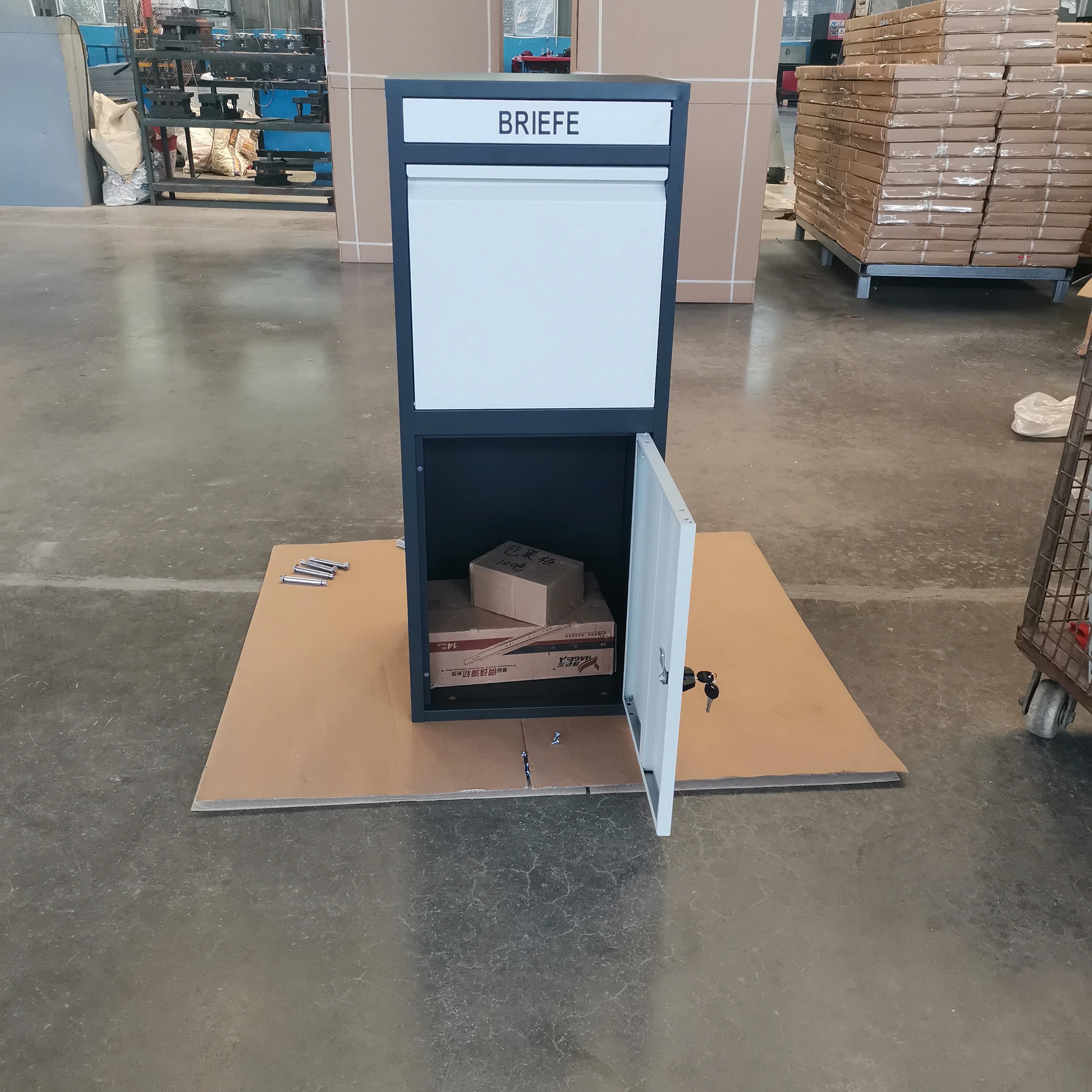 Factory Direct Sale Letter Cabinet Hot High Quality Drop Parcel Box  Modern Steel Delivery Parcel Cabinet