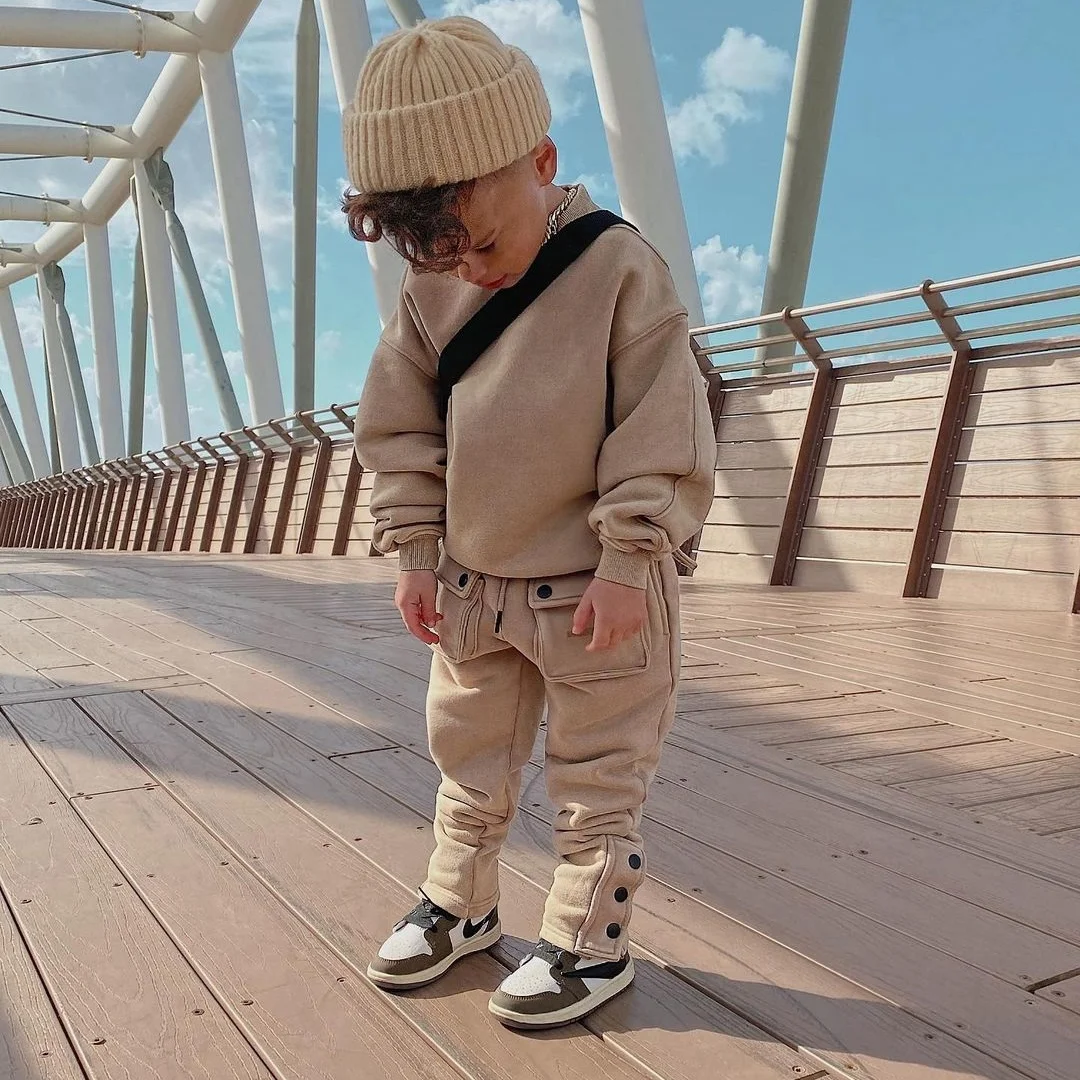 Wholesale Kids Clothes Manufacturer Private Label Custom Color Children Clothing For Boys And Girls