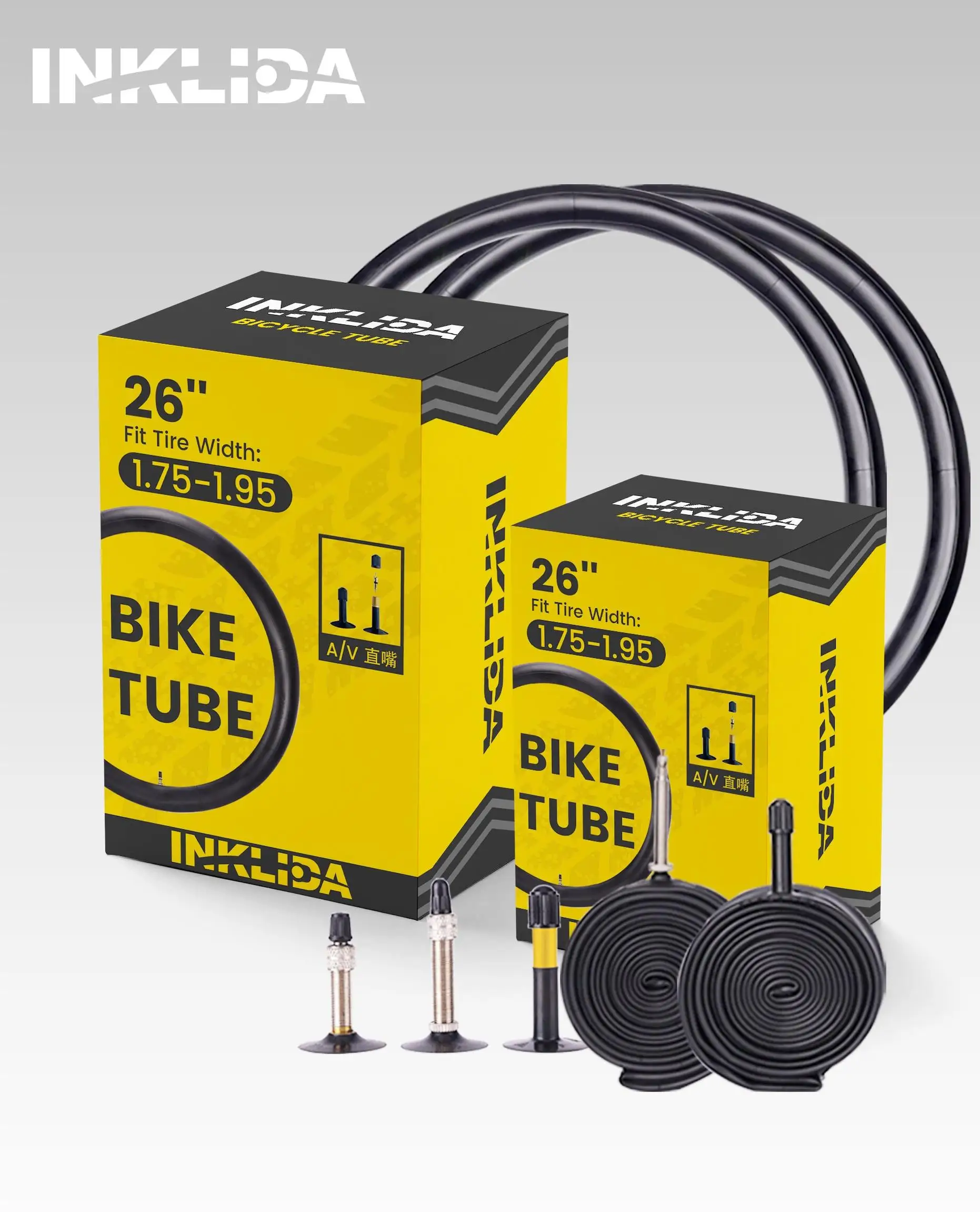 2023 New Inner Tube 12-14-16-18-20-22-24-26-27.5-29 inch Mountain Bike Tubes