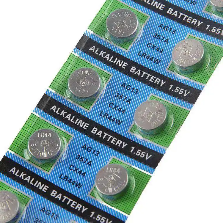 
Htv selling High performance LR44 AG13 1.5v alkaline button cell battery 