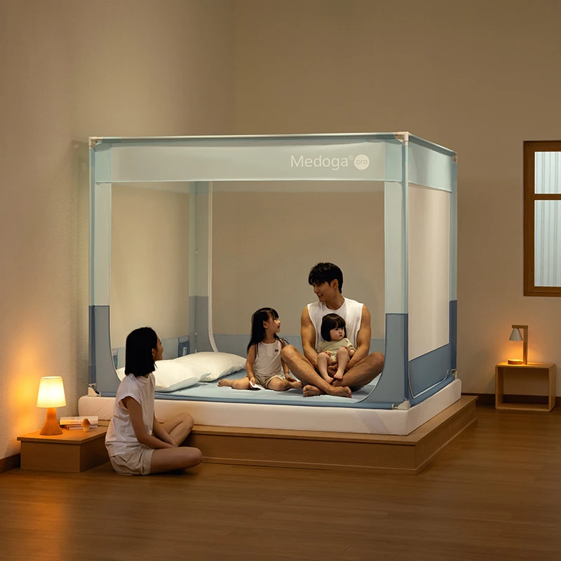 Medoga Painted Iron Supports Frame Thickened Brackets Enhanced Playpen Mosquito Net Kids Bed Fence