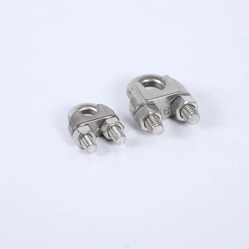 Hot Sale Factory Direct Forged U-bolt Grips Stainless Steel Wire Rope Clamp