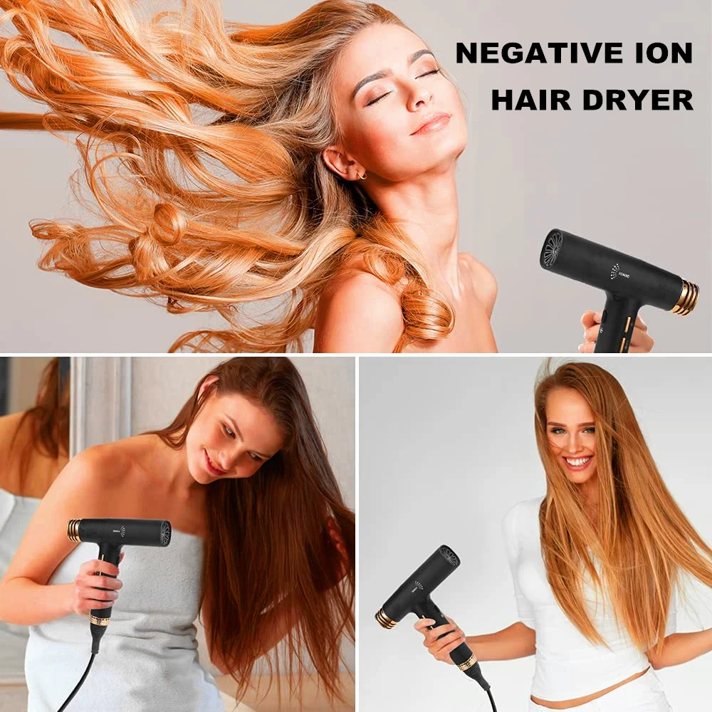 Intelligent Powerful HairDryer 1800W Rpm 110000 Brushless Motor High Speed BLDC Har Dryer with Diffuser