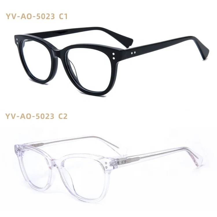 Yvan Wholesale Stock Eyeglass Frames Black Mirror Blu Ray Optical Glasses Frame