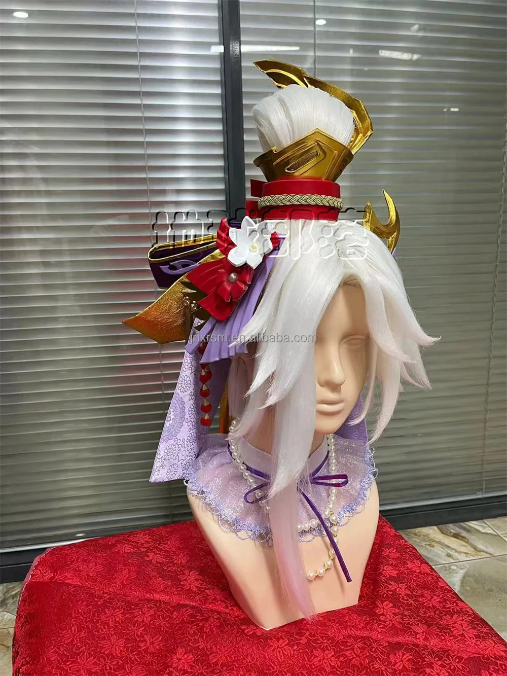 2024 Hot Selling King of Glory Unknown Fire Dance Flower Fight Cosplay Costume Wig Anime Chinese Style for Women Game ecoparty