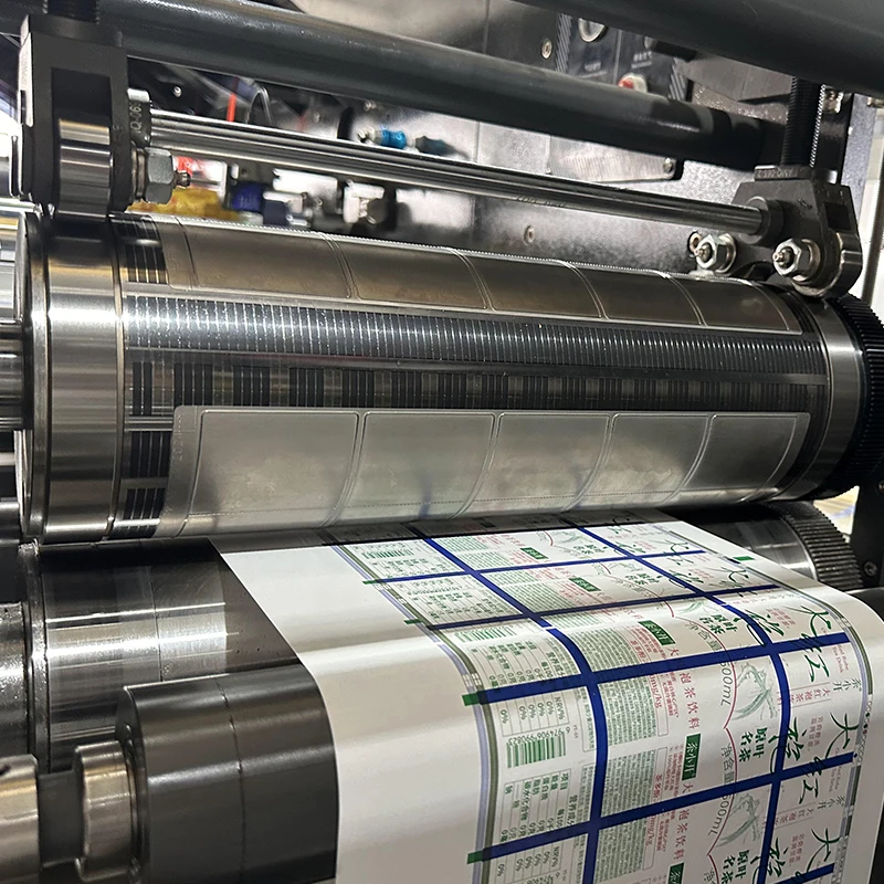 Unit 6 8 10 12 Color Paper Film Label Flexo Printing Machine  Label Flexo Printing Machine