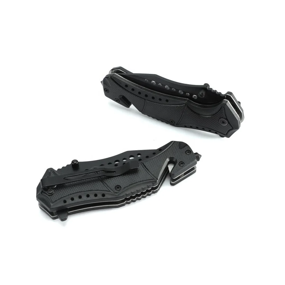 Походный складной карманный нож из нержавеющей стали с зажимом для ремня