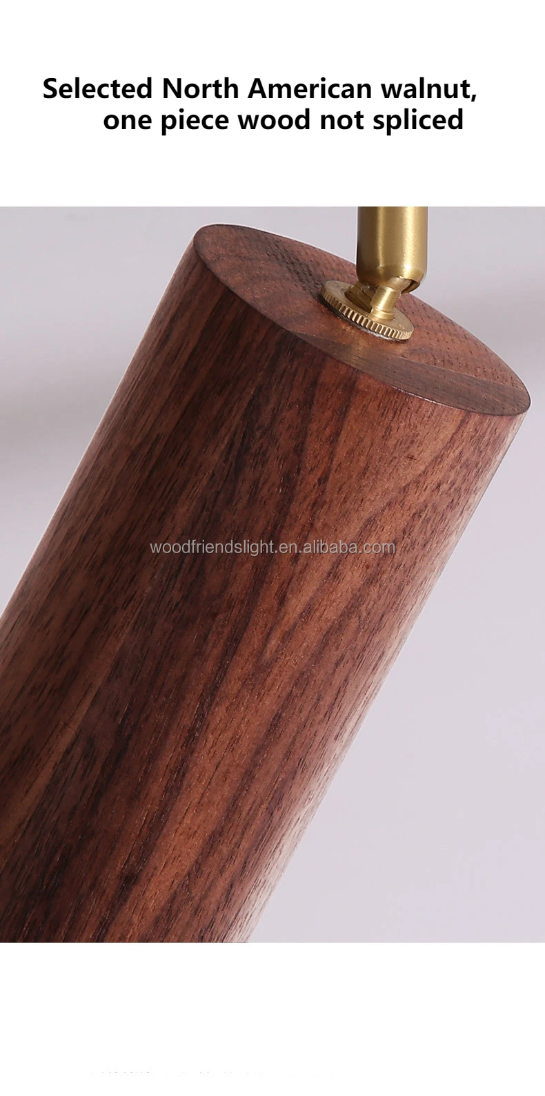 Modern Luxury  Indoor Ceiling Lamp Led Hanging Chandelier for Coffee bar shop Wooden Spot Light