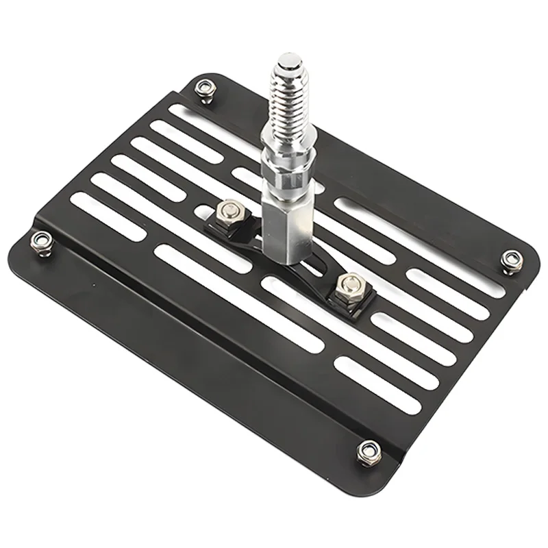 Car Front Bumper Tow Hook License Plate replacement Bracket Mount License Plate Frame