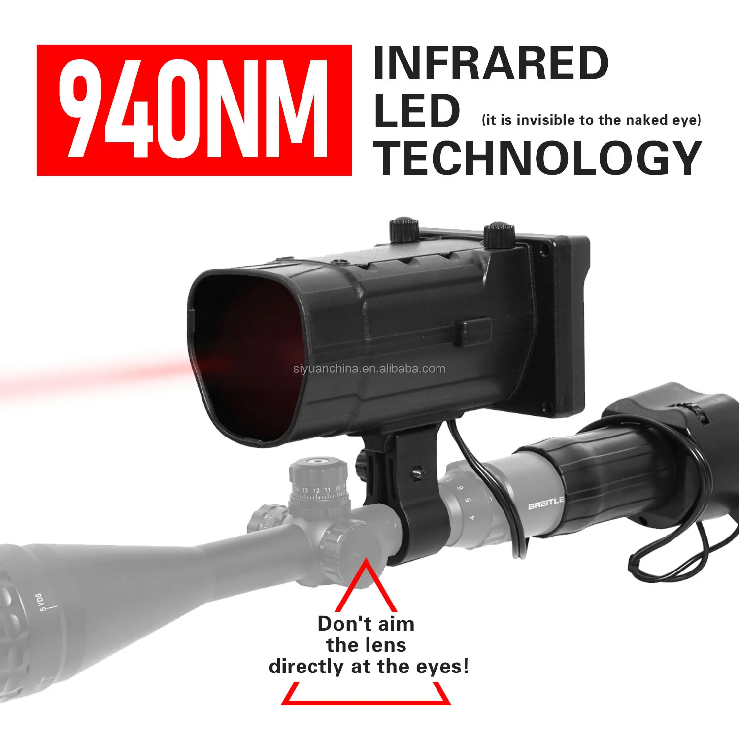 Bestguarder  Infrared 940NM  Night Vision System for Day & Night outdoor Hunting  with WIFI function