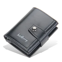 Men aluminum box credit card holder Mens Slim Wallet RFID Blocking Bifold Credit Card Holder for Men