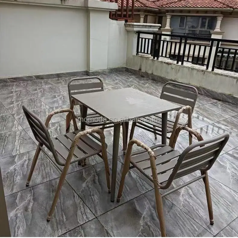 Modern Design Aluminum Patio Chair for Garden Apartment Park Gym Workshop Warehouse-Factory Supplied Outdoor Garden Furniture
