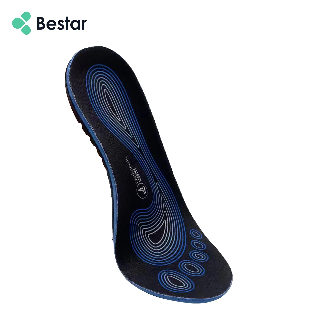 Bestar Flat Foot Orthotic Insoles Valgus Correctors Arch Support Orthopedic Insoles for Sports Training