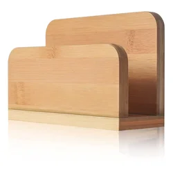 Hot selling natural smooth wood tabletop book paper tray  letter organizer