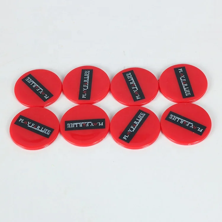 Популярный дизайн, маленькая форма, печать на заказ, цветной жетон, Пластиковый Жетон