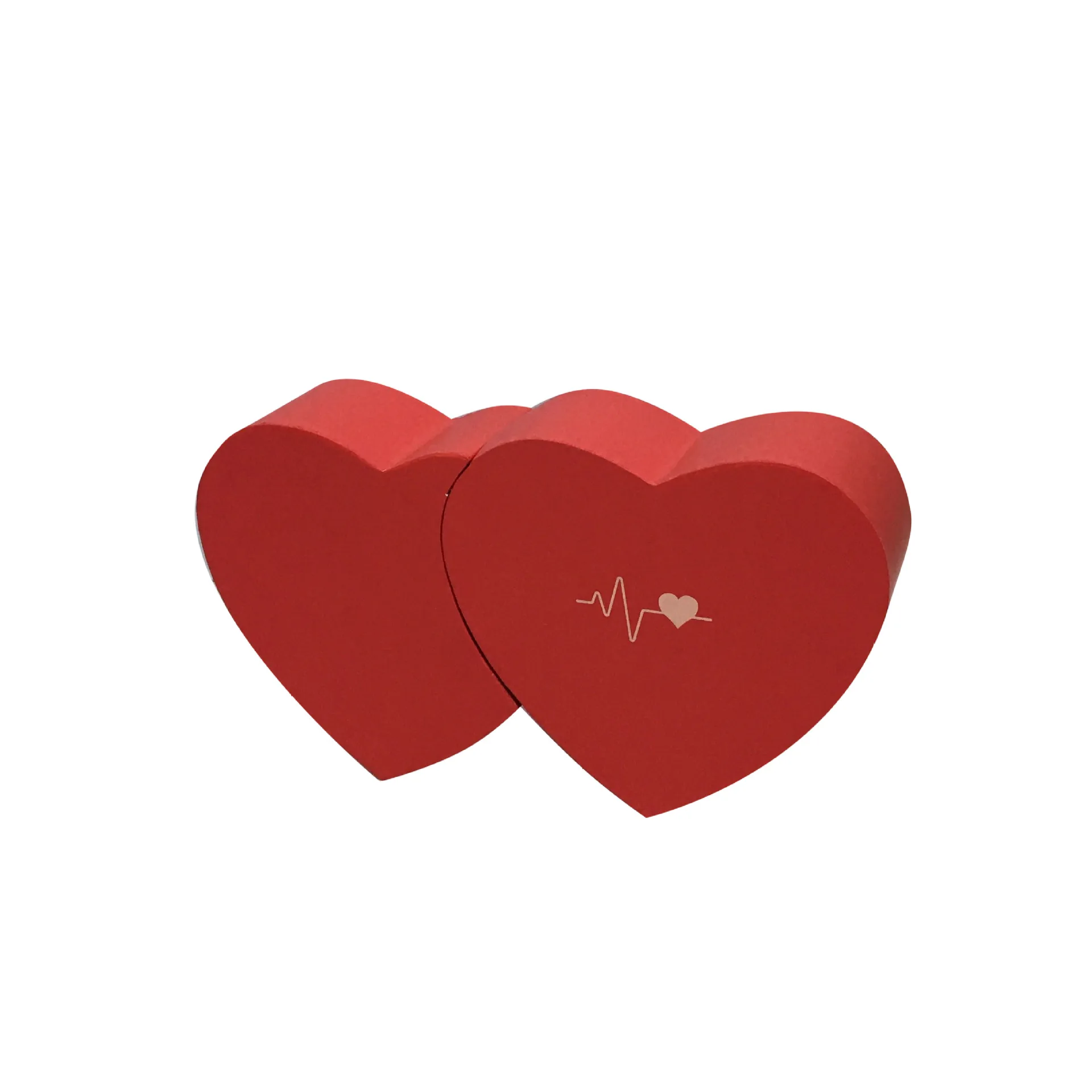 wholesale empty cardboard heart shape gift box for baby clothes