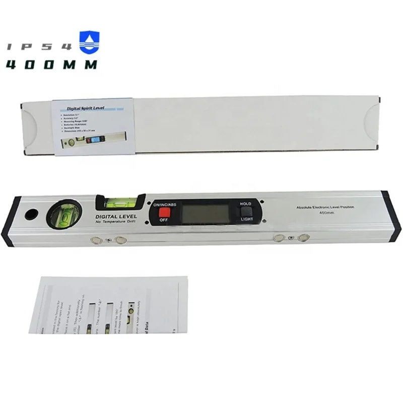 400mm 16inch Digital Level 360 Degree Range Angle Finder Spirit Level Protractor Upright 4 Magnets digital inclinometer