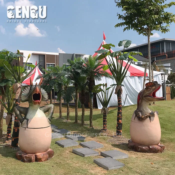 most popular environment protection dinosaur trash can for outdoor