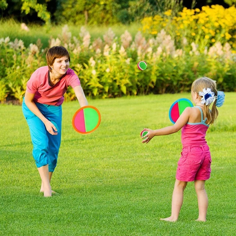 Toss and Catch Ball Set, Kids Outdoor Games Beach Backyard Sports Toys, Paddle Ball Games For Children Boys and Girls