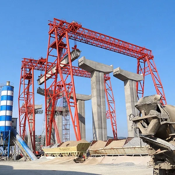 Customized Truss Type Double Girder Hydraulic Gantry Crane 100 Ton 120 Ton with Factory Price